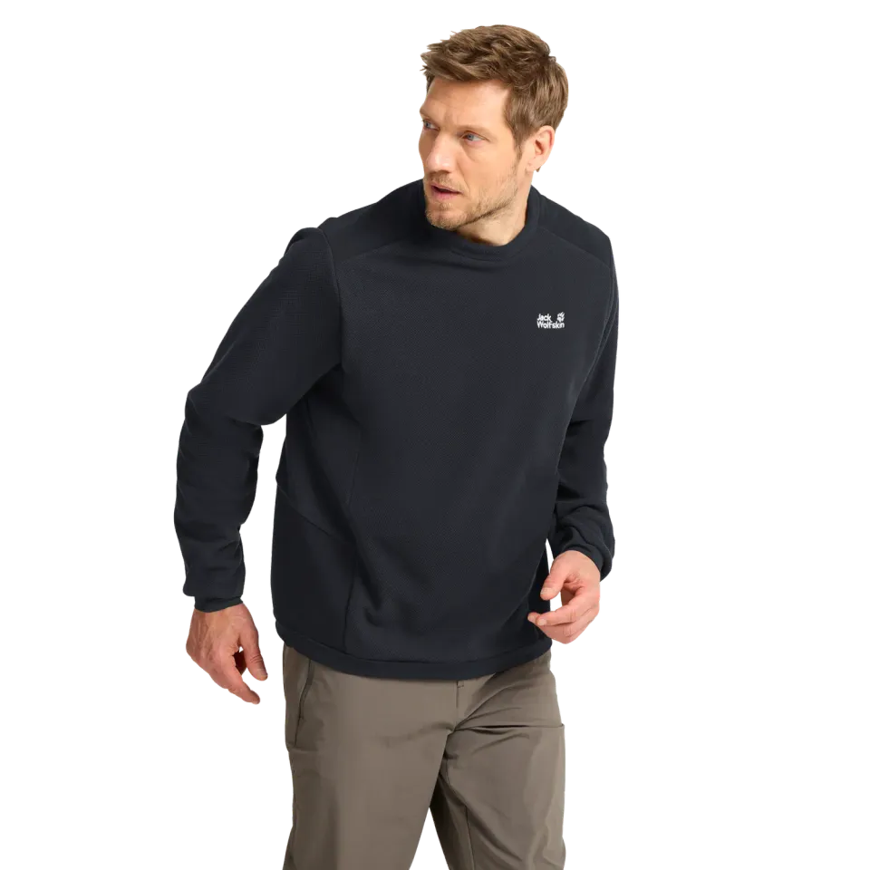 Jack Wolfskin Cold Ridge Crewneck M pull polaire