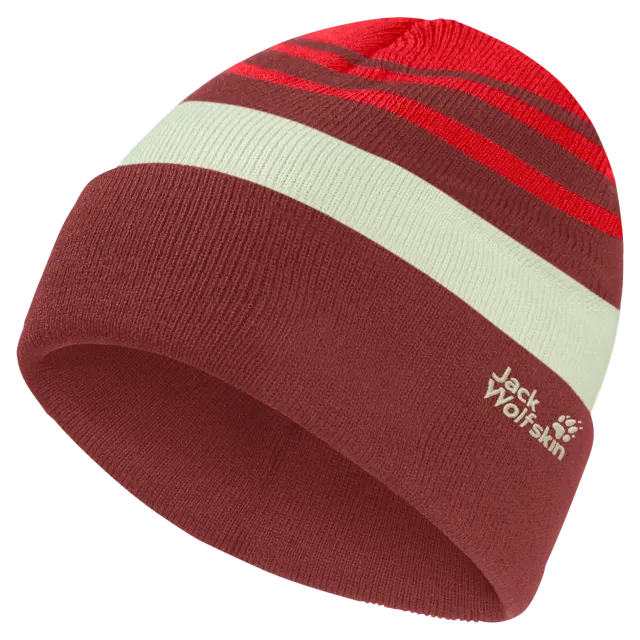 Jack Wolfskin Stripy Knit Beanie K bonnet enfant acrylique