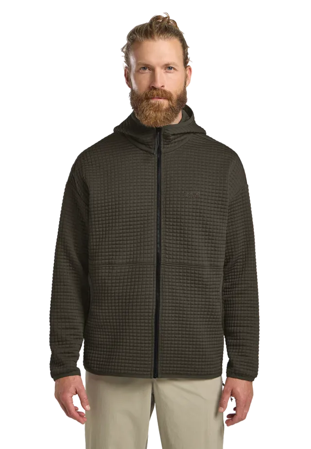 JACK WOLFSKIN MOGARI HOODED polaire homme zippée chaude
