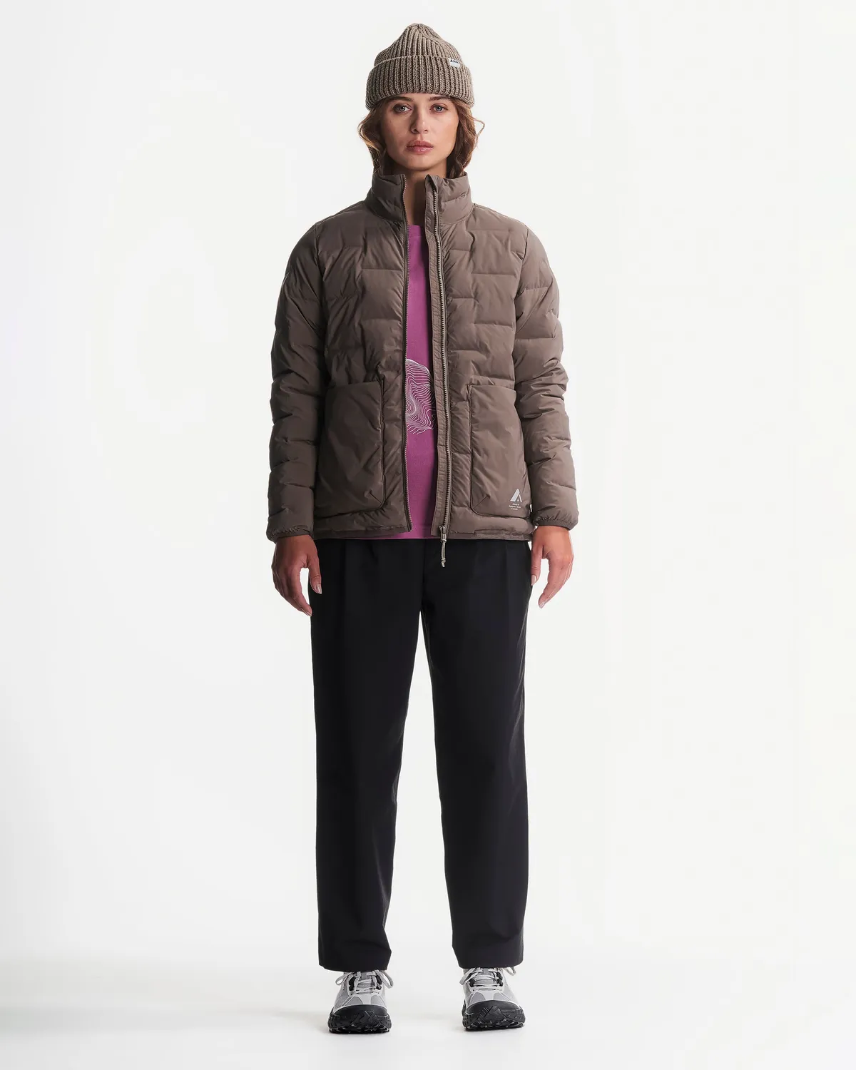 Orage Arctic doudoune noire hybride femme