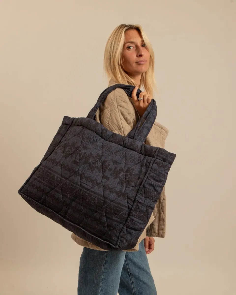Aokyanos Philadelphie sac matelassé cibola navy viscose