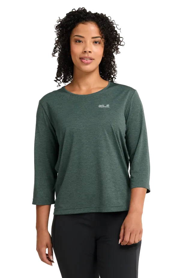 Jack Wolfskin Wildtrail 3|4 W t-shirt femme respirant
