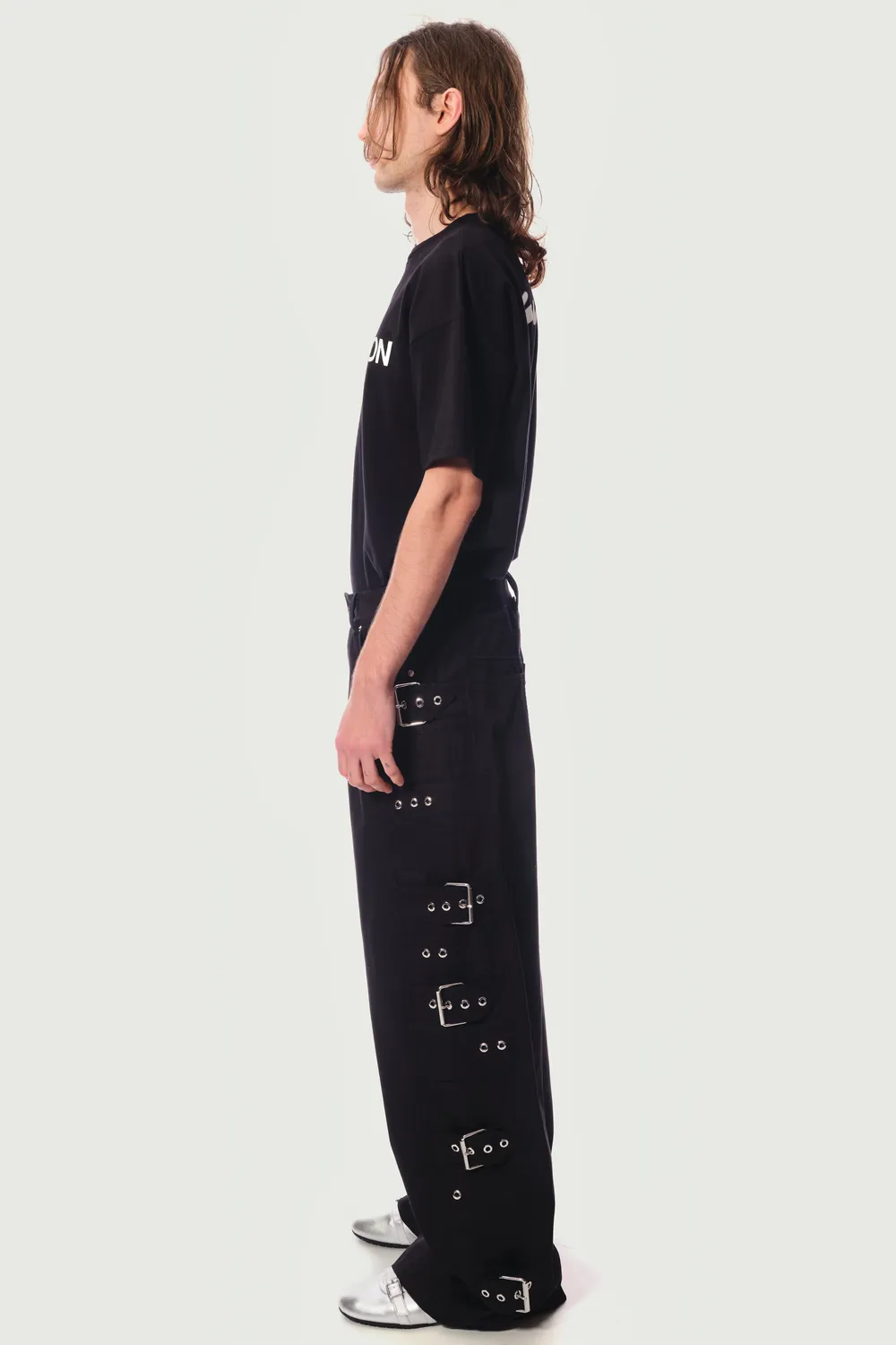 Jeanne Friot Belts jean large noir M