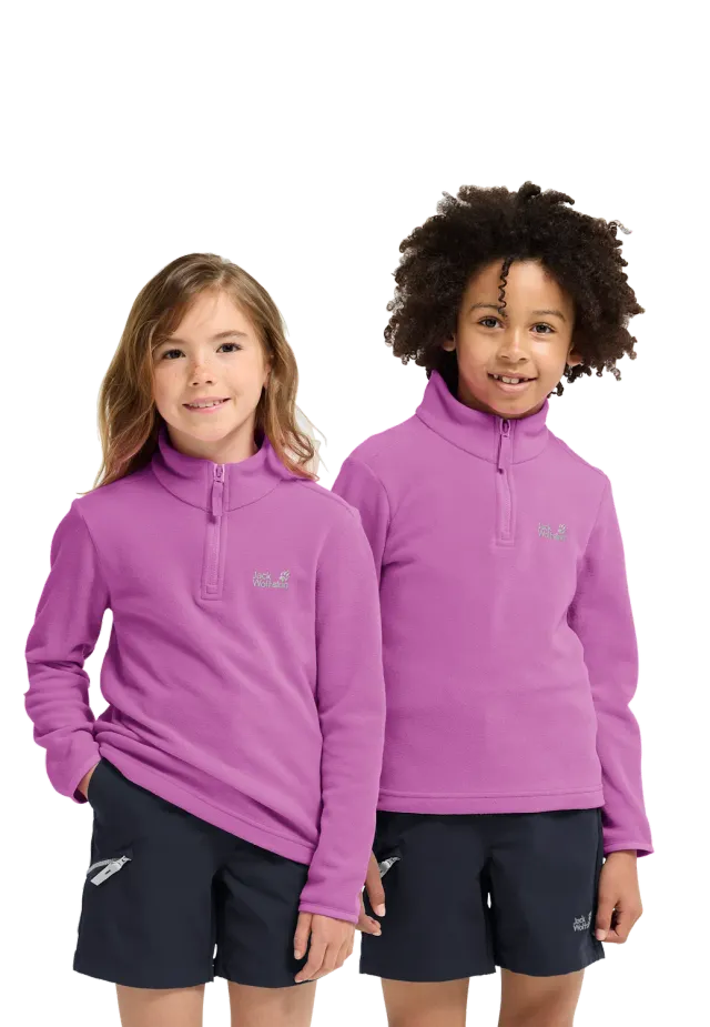 Jack Wolfskin Taunus 100 HZ K pull polaire enfant demi-zip