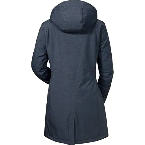 Schöffel Monterey1 parka imperméable femme bleu sans PFC