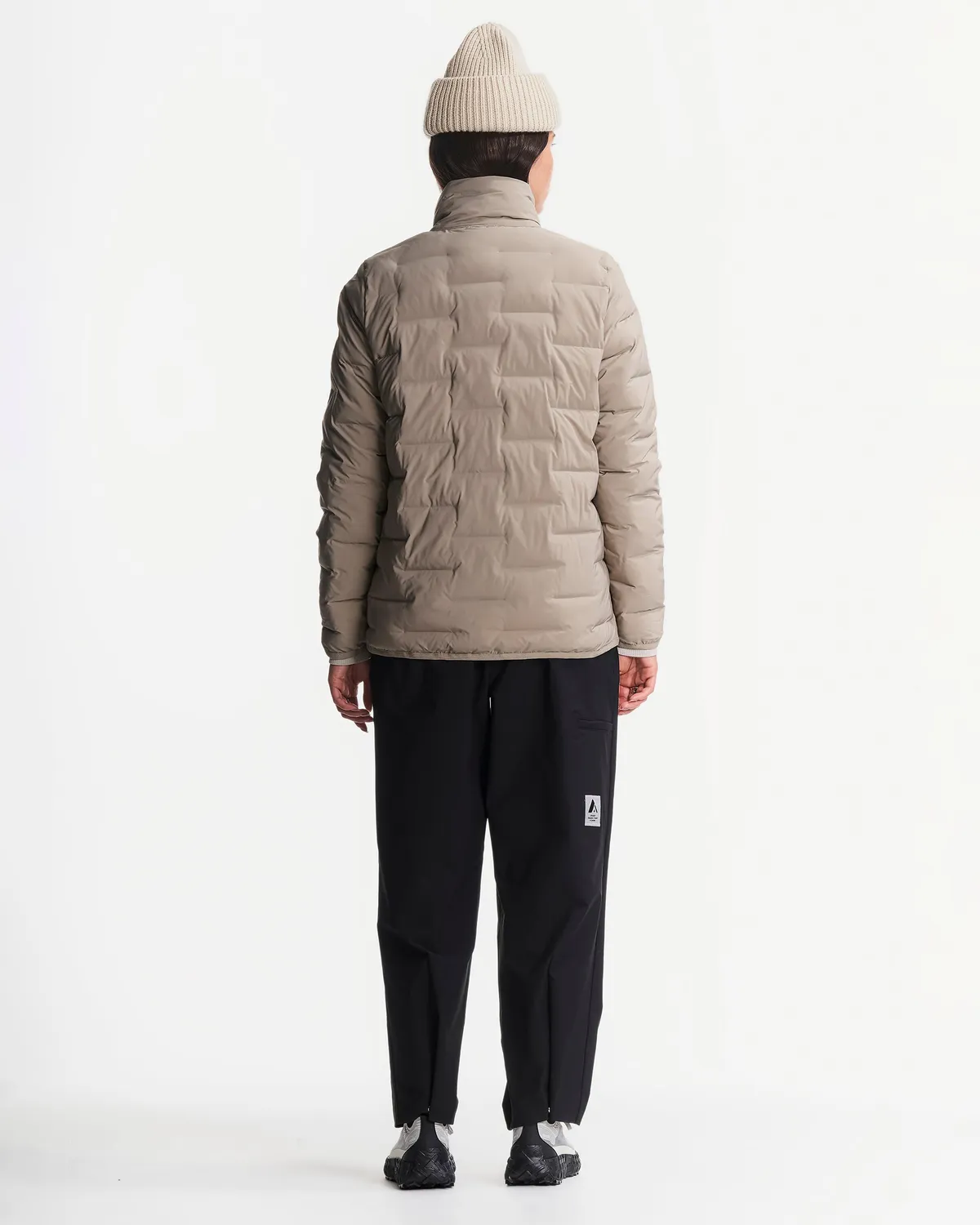 Orage Arctic doudoune noire hybride femme