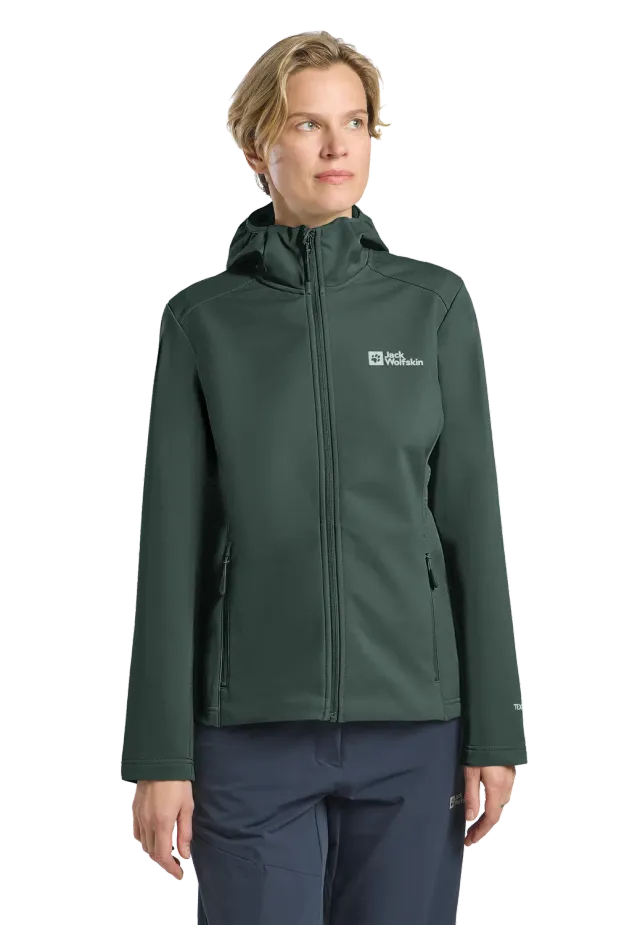 Jack Wolfskin Bornberg Hoody W veste softshell femme coupe-vent