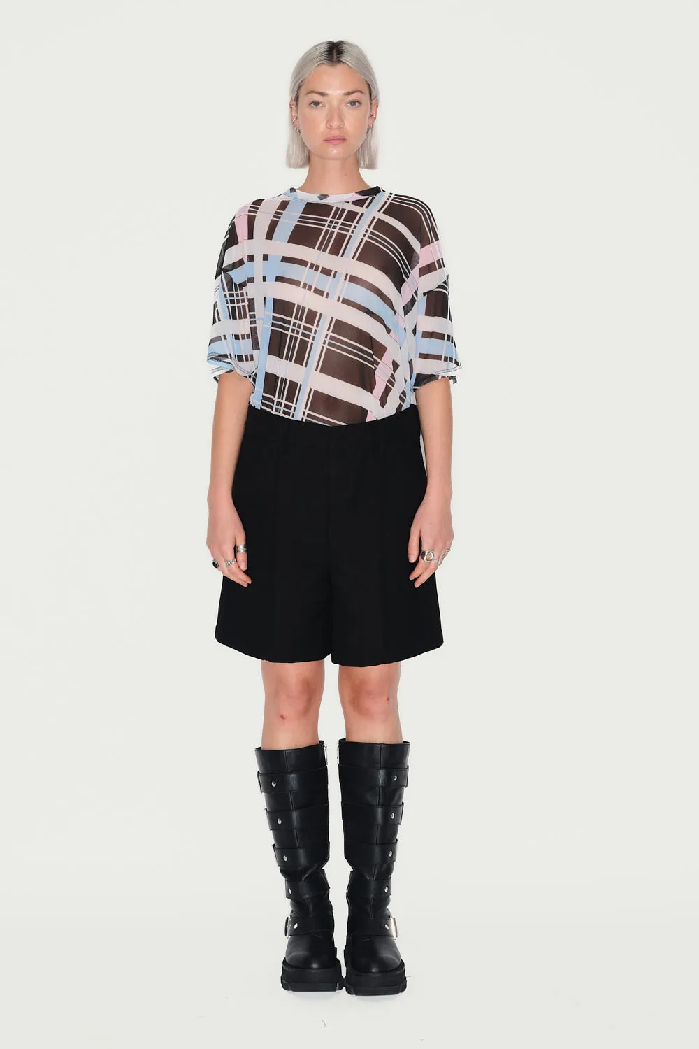 JEANNE FRIOT Hego Bermuda bermuda tailleur noir laine