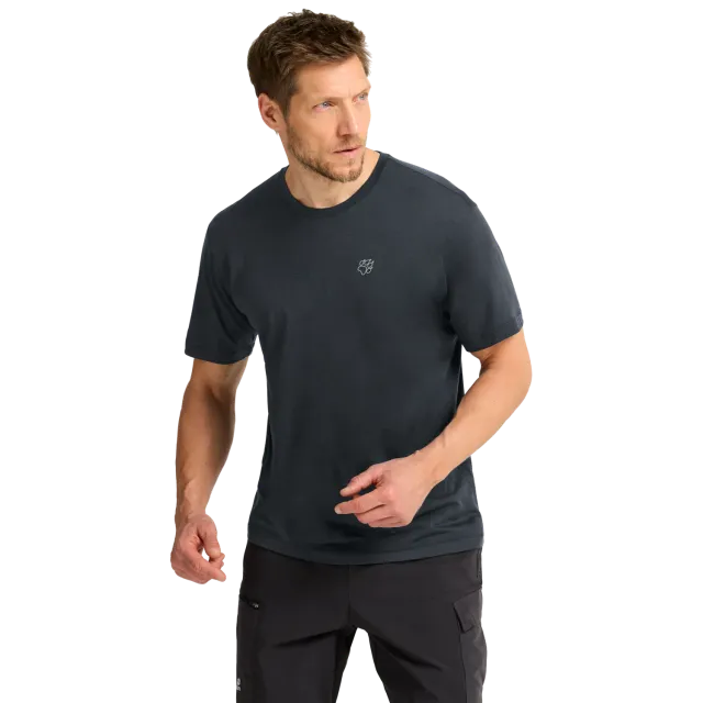 Jack Wolfskin Wool T M t-shirt homme laine respirant