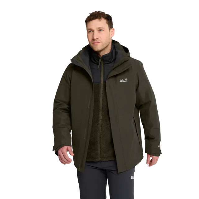 Jack Wolfskin Stonelite 3in1 veste homme imperméable