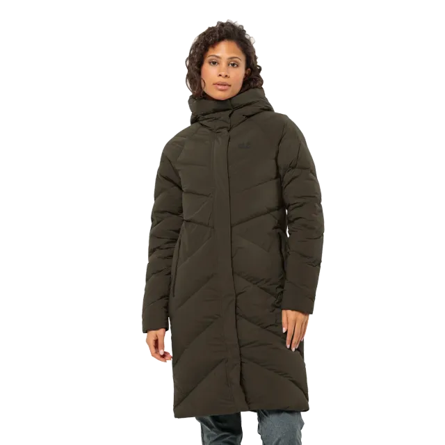 Jack Wolfskin Marienplatz Coat W manteau femme duvet chaud