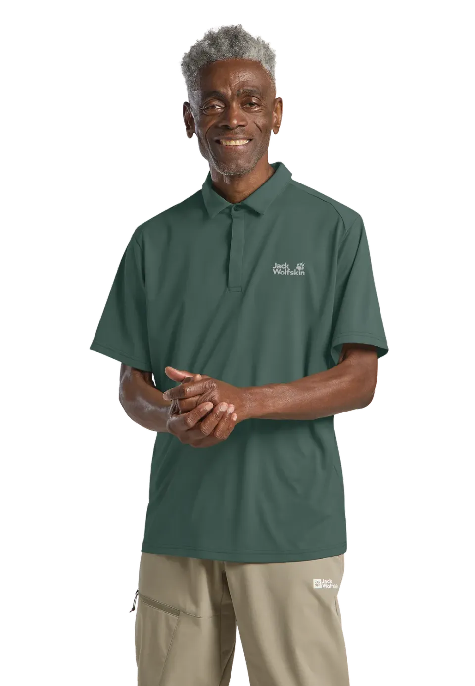Jack Wolfskin Delgami Polo M polo homme respirant
