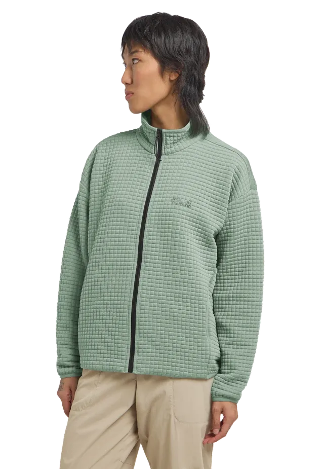 Jack Wolfskin Mogari FZ W polaire femme gaufrée stretch chaude