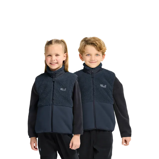 Jack Wolfskin Ice Curl gilet polaire enfant chaud