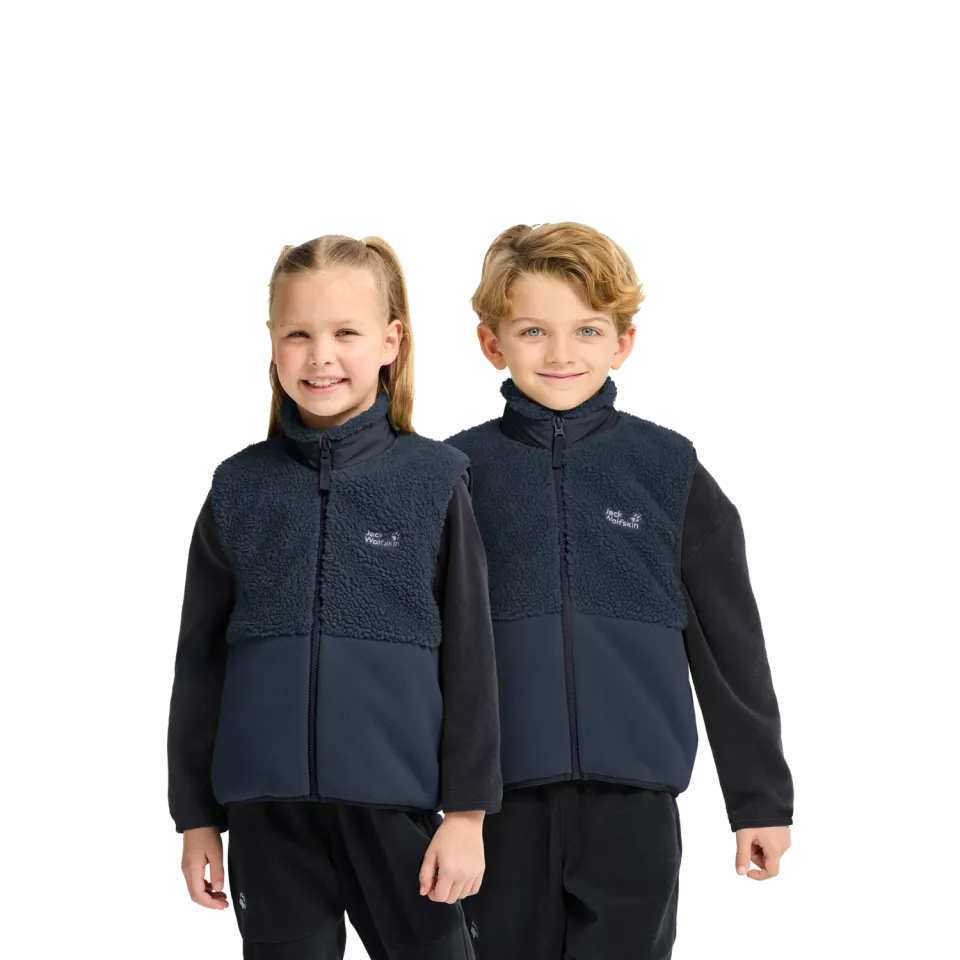 Jack Wolfskin Ice Curl gilet polaire enfant chaud