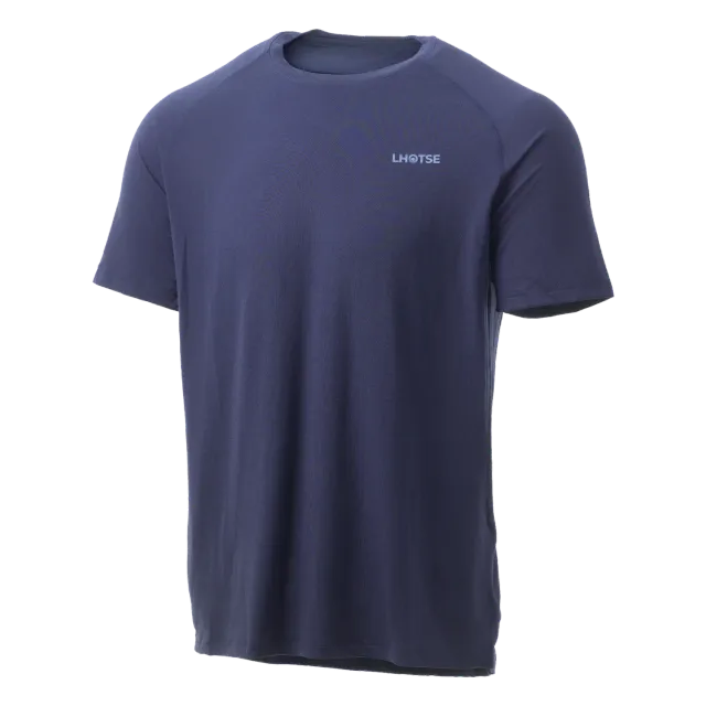 Lhotse Ayden T-shirt Navy Blue respirant