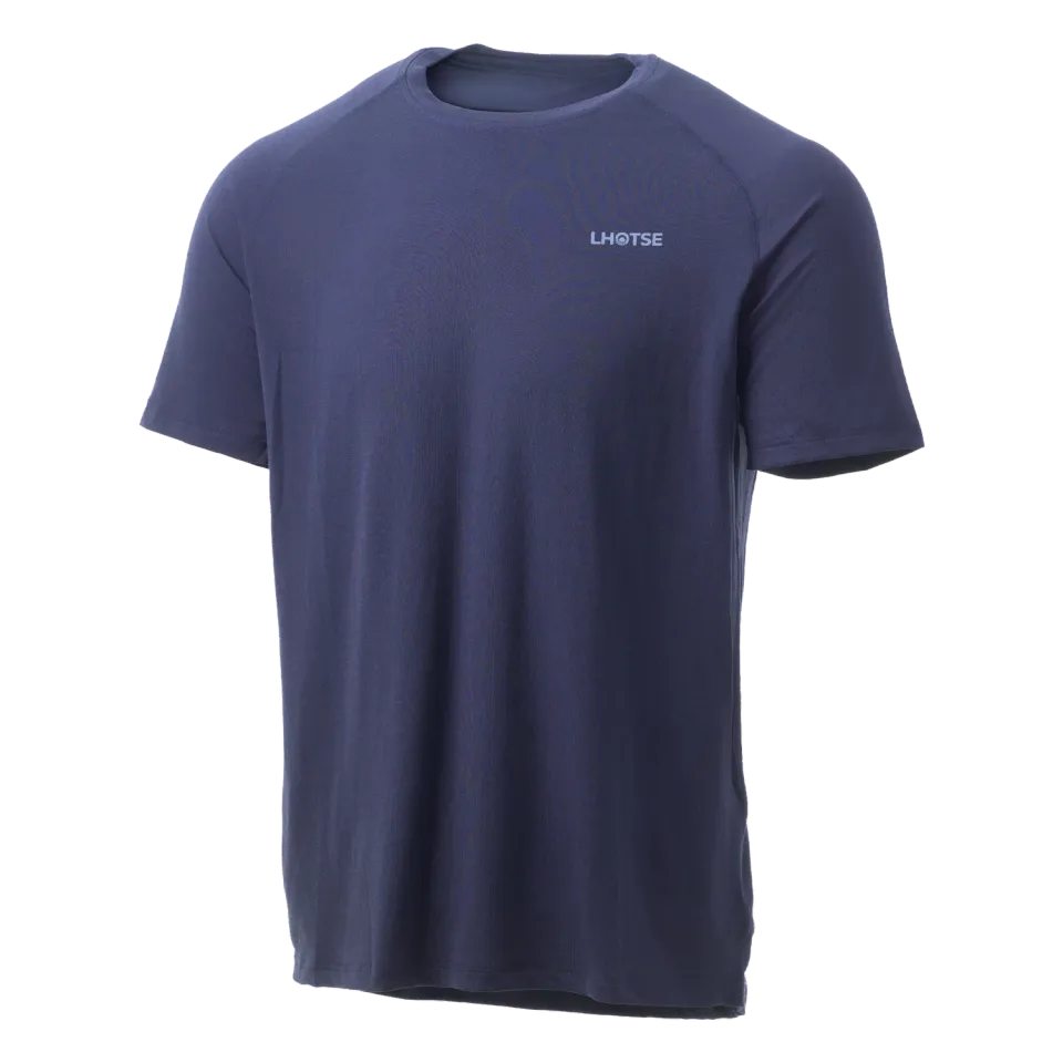 Lhotse Ayden T-shirt Navy Blue respirant