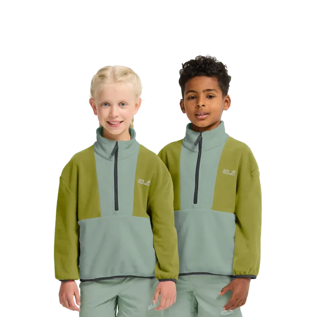 Jack Wolfskin Colorblock Taunus HZ K pull enfant polaire