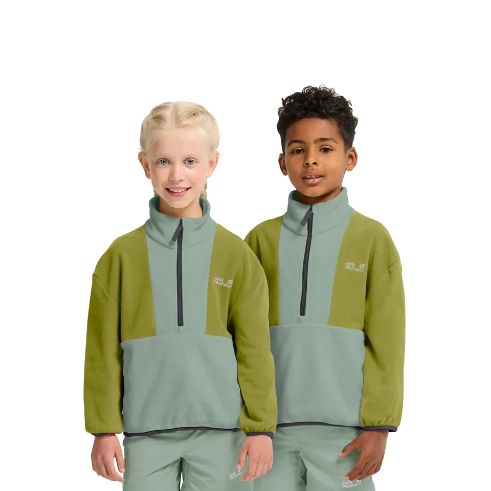 Jack Wolfskin Colorblock Taunus HZ K pull enfant polaire