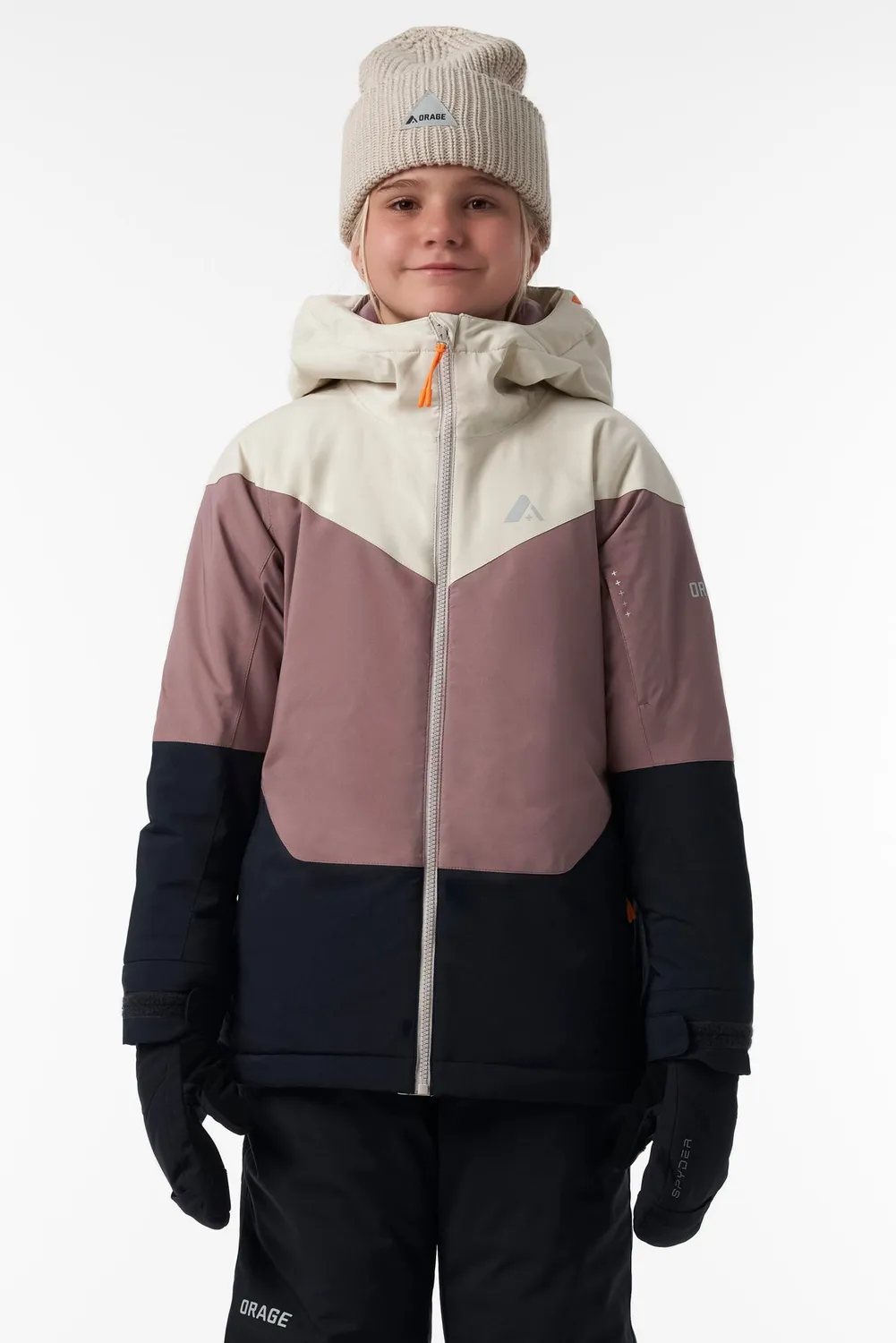 Orage Shefford veste ski fille P164 isolée