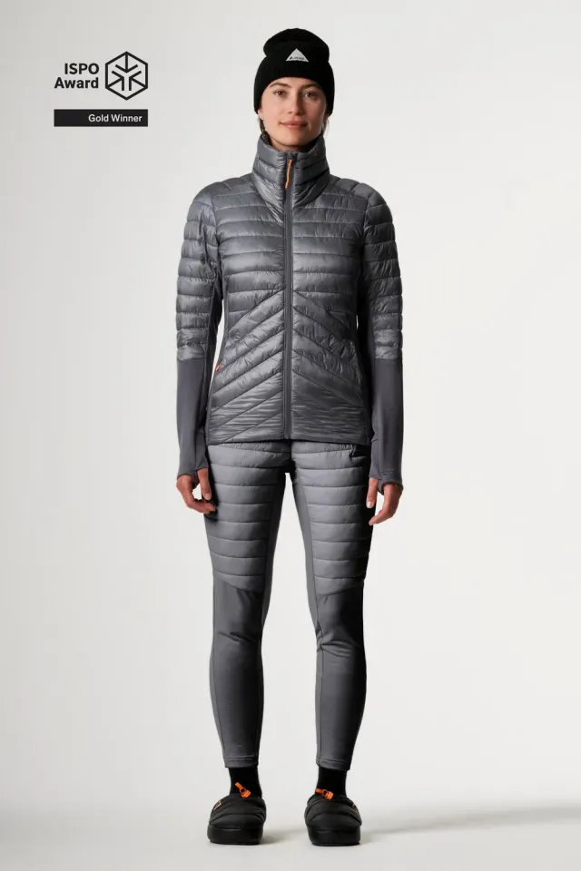Orage Phoenix veste hybride femme bleu clair isolante
