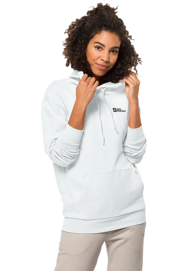 Jack Wolfskin Essential Hoodie W sweat capuche femme coton