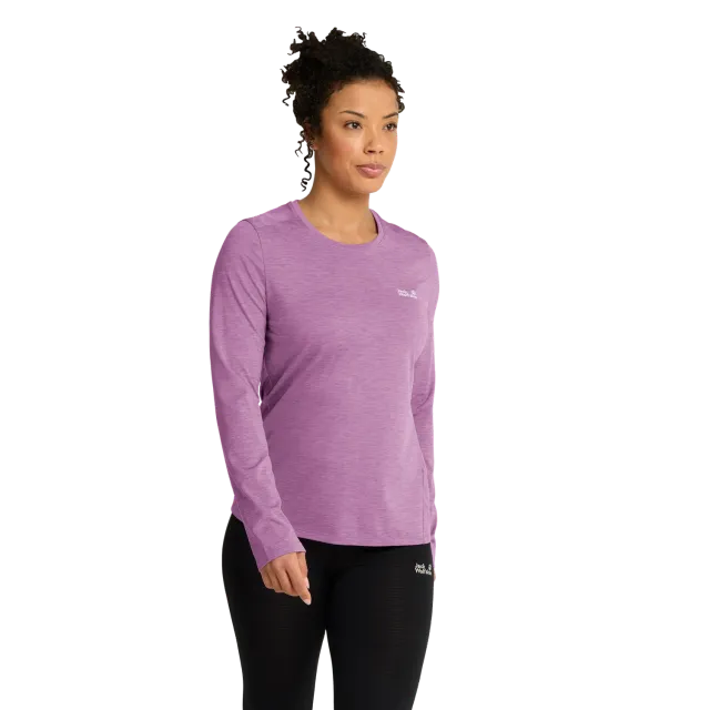Jack Wolfskin Trail LS W t-shirt trail femme respirant M