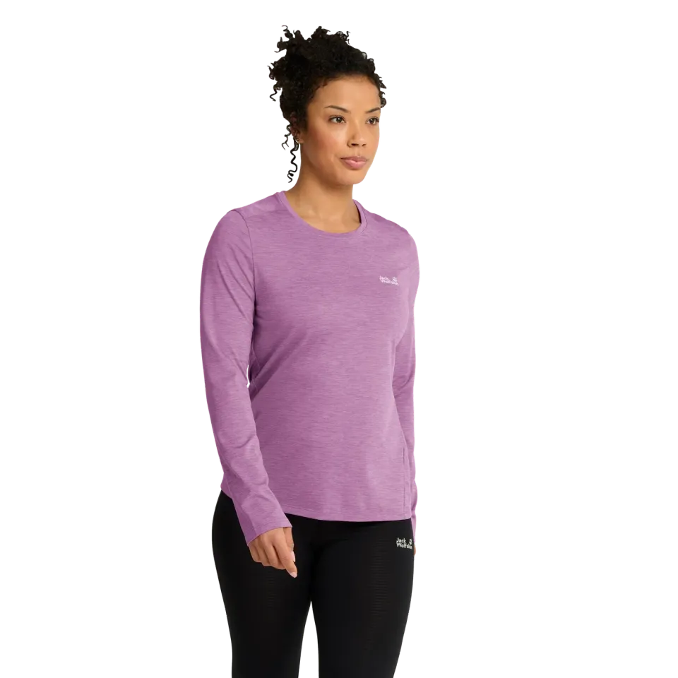 Jack Wolfskin Trail LS W t-shirt trail femme respirant M