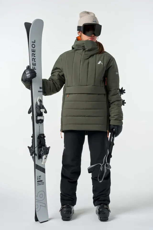 Orage Palisade pull ski anorak demi-zip chaud