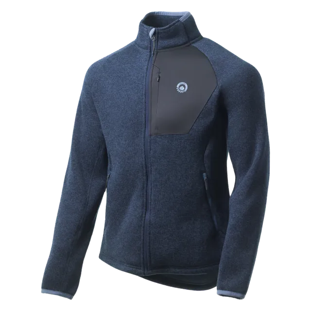 Lhotse Adler polaire navy blue chaude col montant