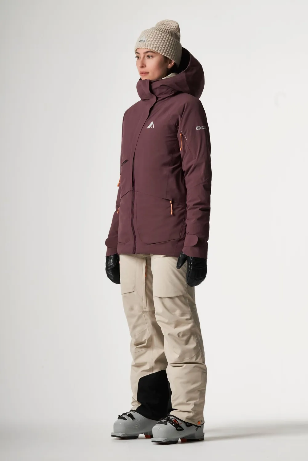 Orage Grace veste isolée femme prune 100g