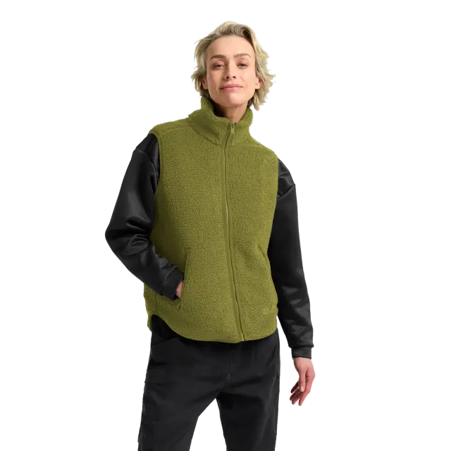 Jack Wolfskin High Curl Vest W gilet sherpa femme chaud
