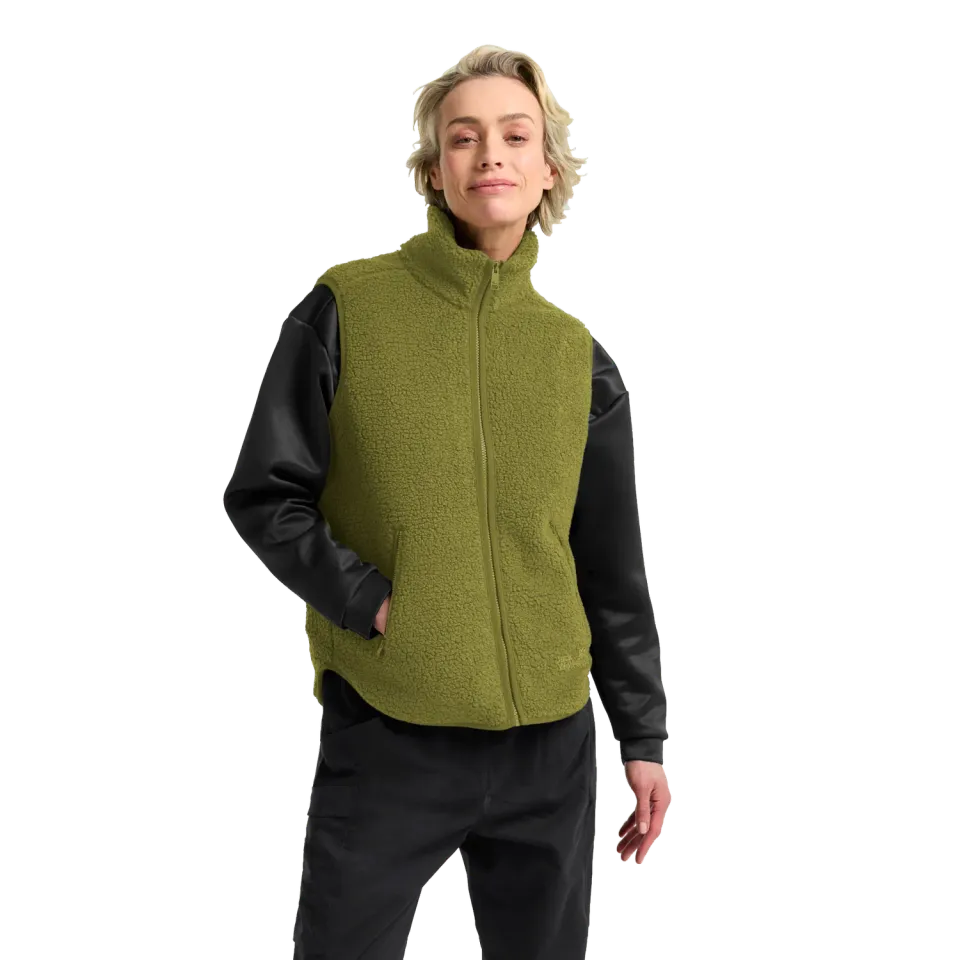 Jack Wolfskin High Curl Vest W gilet sherpa femme chaud