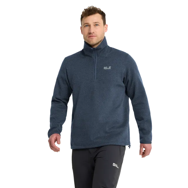 Jack Wolfskin Pinetrail HZ M pull polaire homme M demi-zip