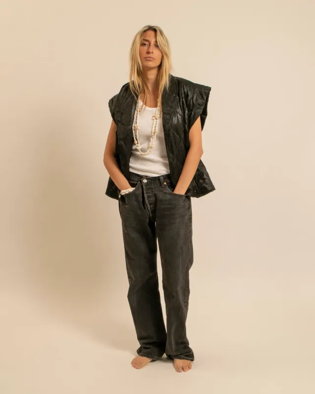 AOKYANOS Brooklyn irisé veste noire taille unique