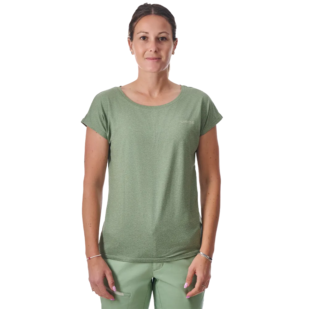 Lhotse Selena moss green t-shirt vert séchage rapide