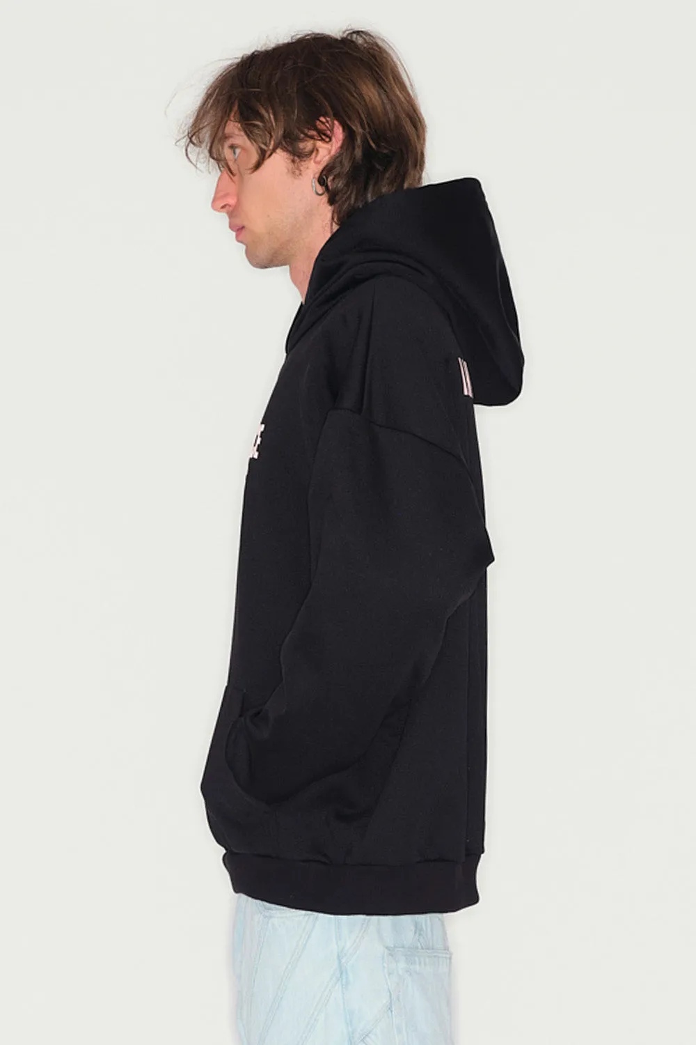 JEANNE FRIOT Peace Hoodie sweat noir peace
