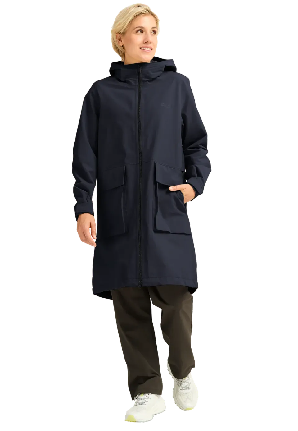 Jack Wolfskin Nabur 2L Coat W manteau pluie femme ample