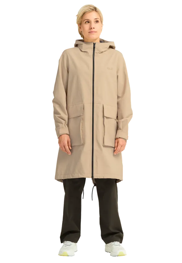 Jack Wolfskin Nabur 2L Coat W manteau femme imperméable