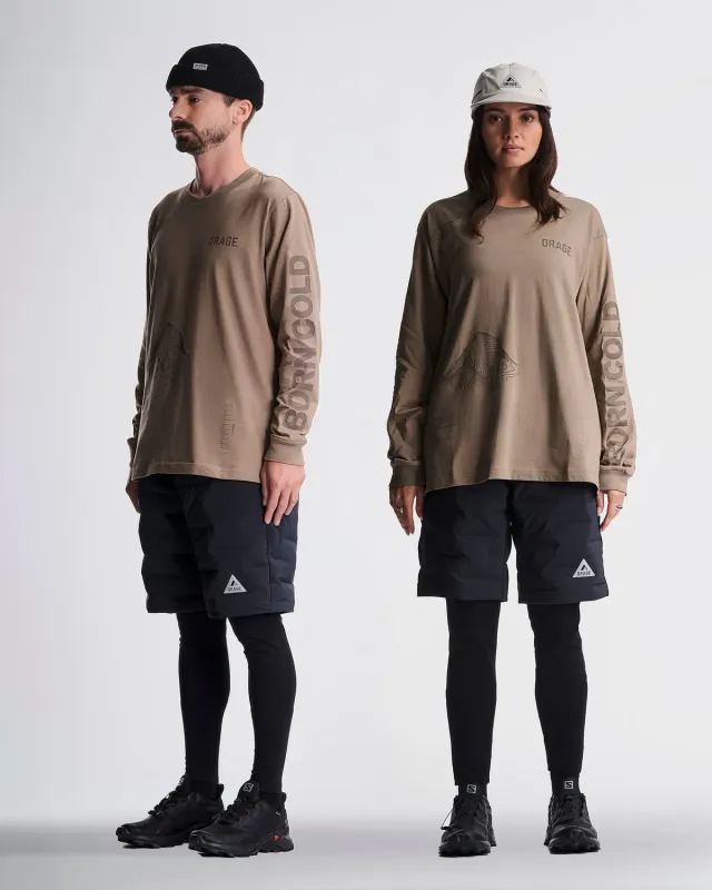 Orage Alpine Ascent t-shirt manche longue coton bio argile