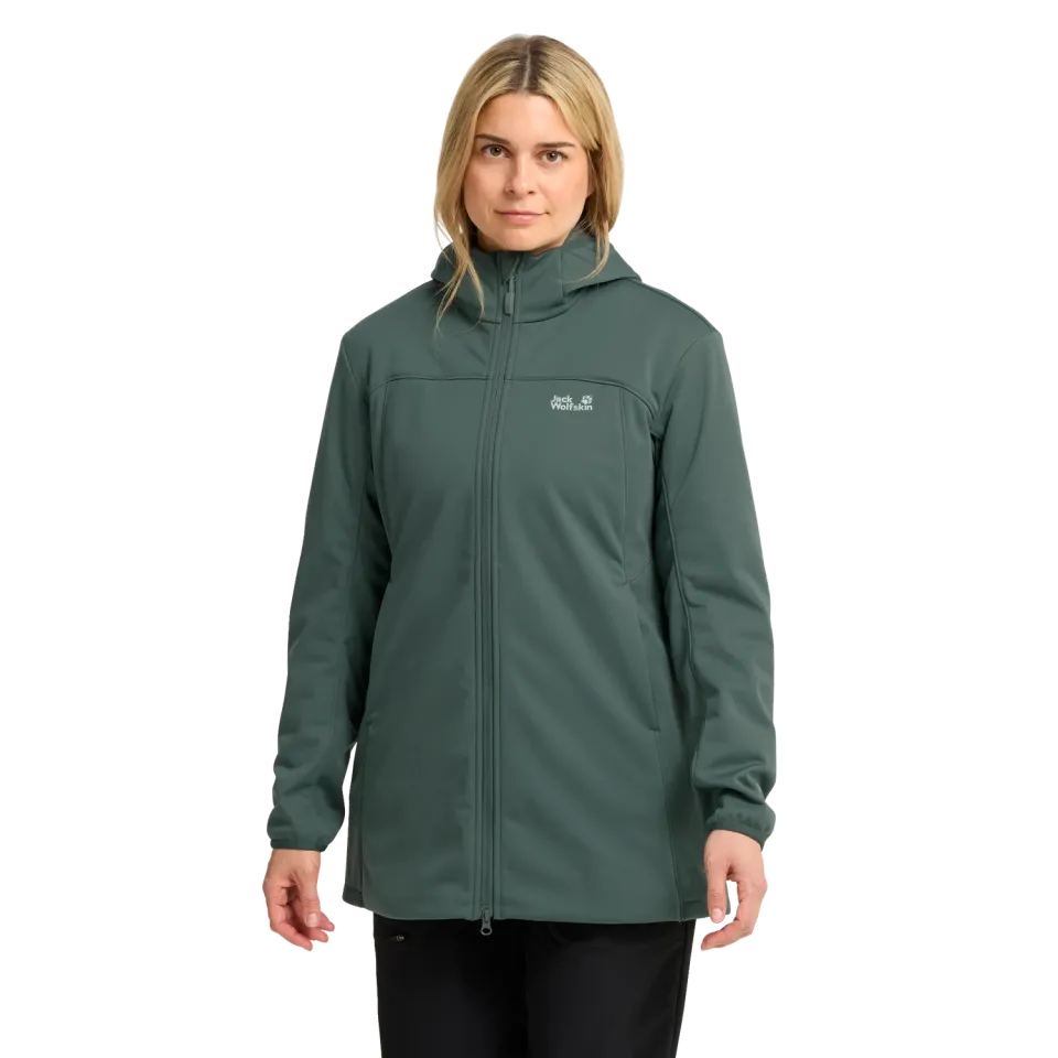 Jack Wolfskin Windhain 2 Coat W manteau femme déperlant