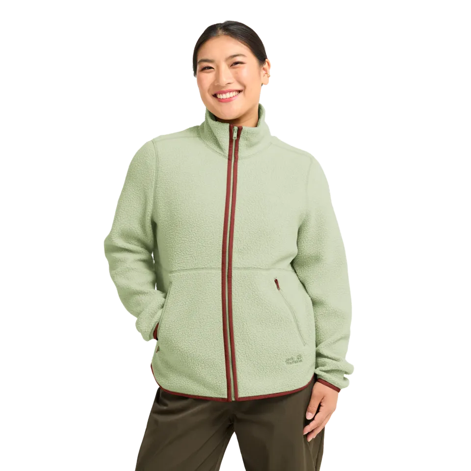Jack Wolfskin Lite Curl FZ W veste polaire femme col montant