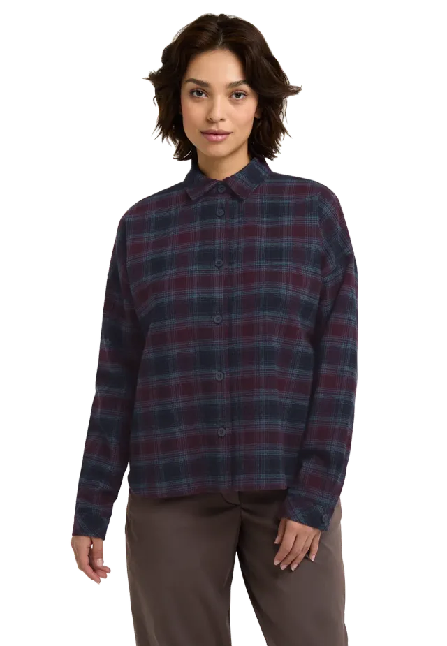 Jack Wolfskin Baja Flannel Shirt chemise femme coton