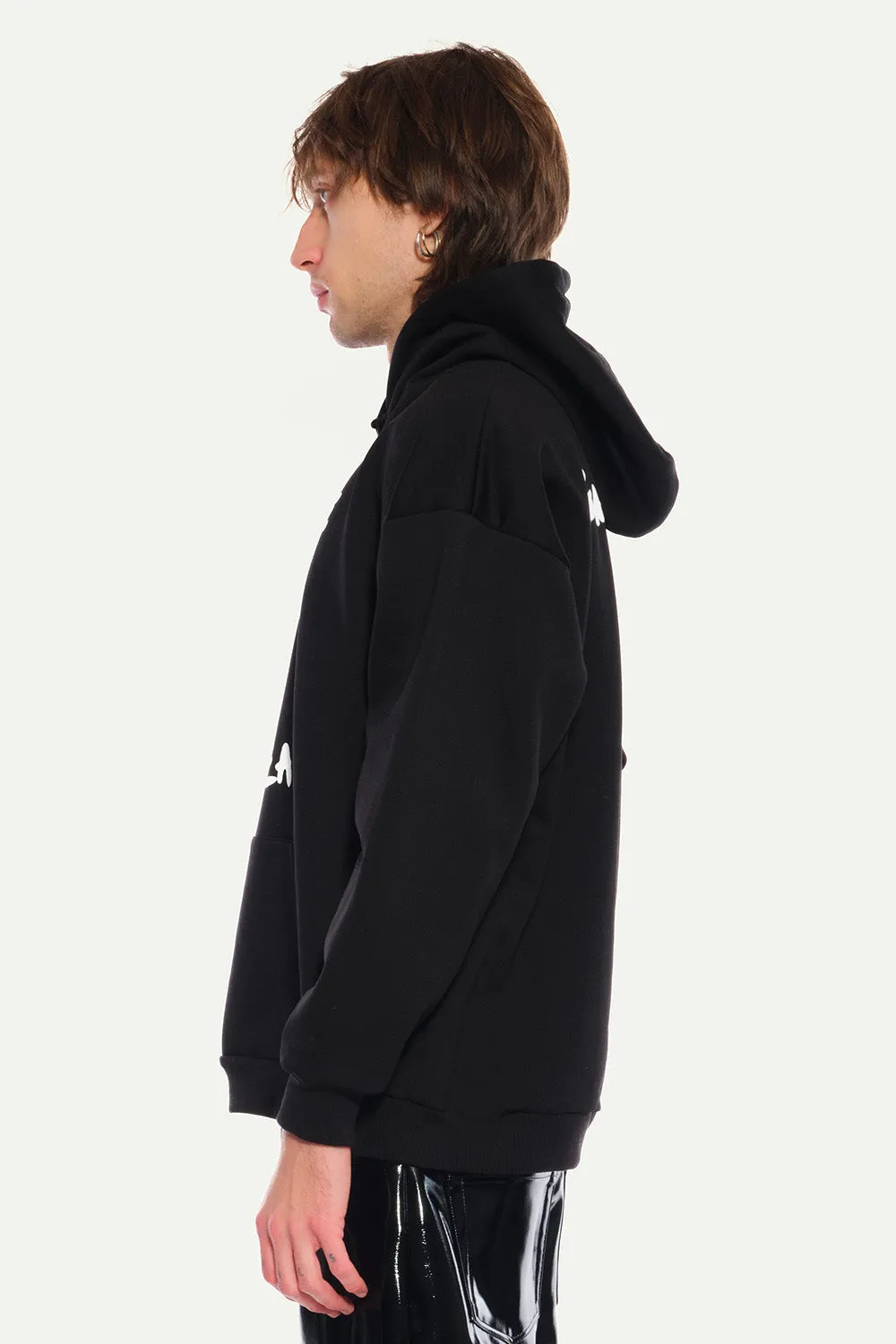Jeanne Friot Punk hoodie rouge slogan M