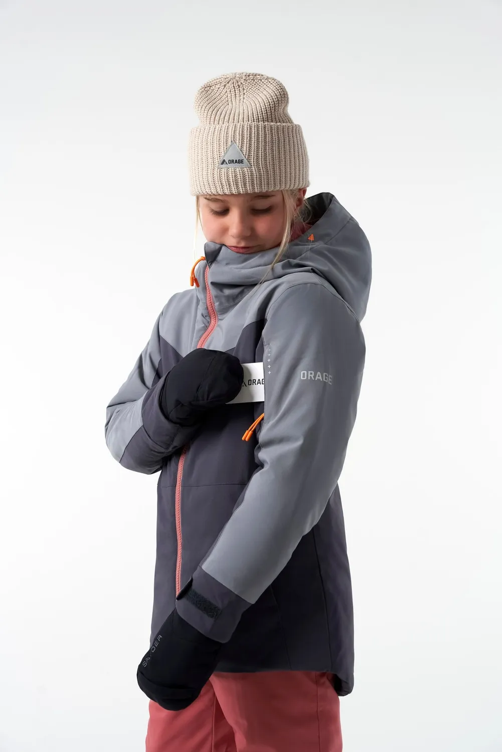 Orage Bromont veste ski fille B157 isolée