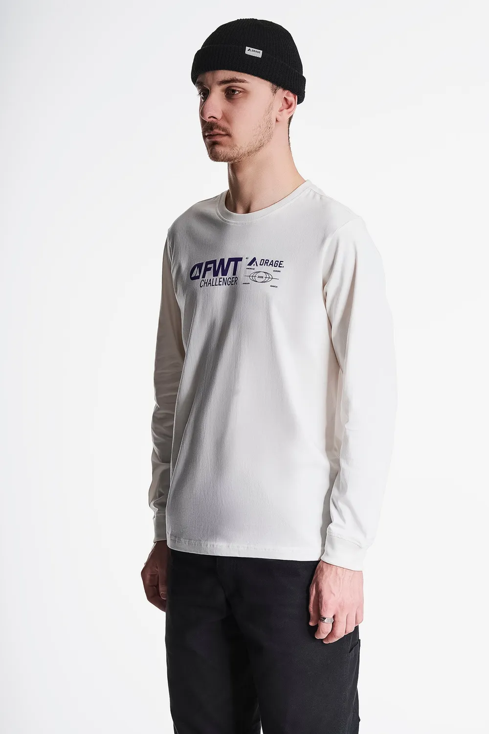 Orage FWT Challenger t-shirt manches longues blanc coton