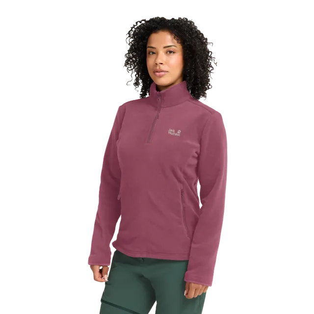 Jack Wolfskin Wild Rebel 200 HZ W pull polaire femme col zippé