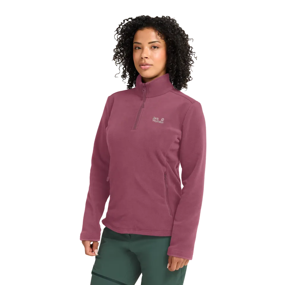 Jack Wolfskin Wild Rebel 200 HZ W pull polaire femme col zippé