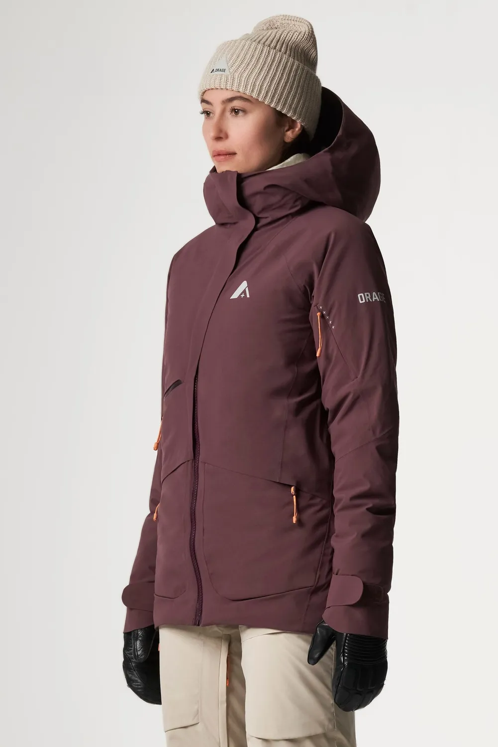 Orage Grace veste isolée femme prune 100g