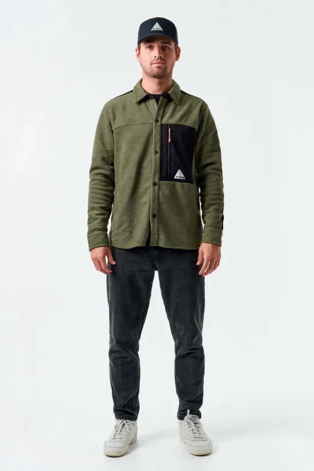Orage Hunter chemise polaire Dark Leaf chaude
